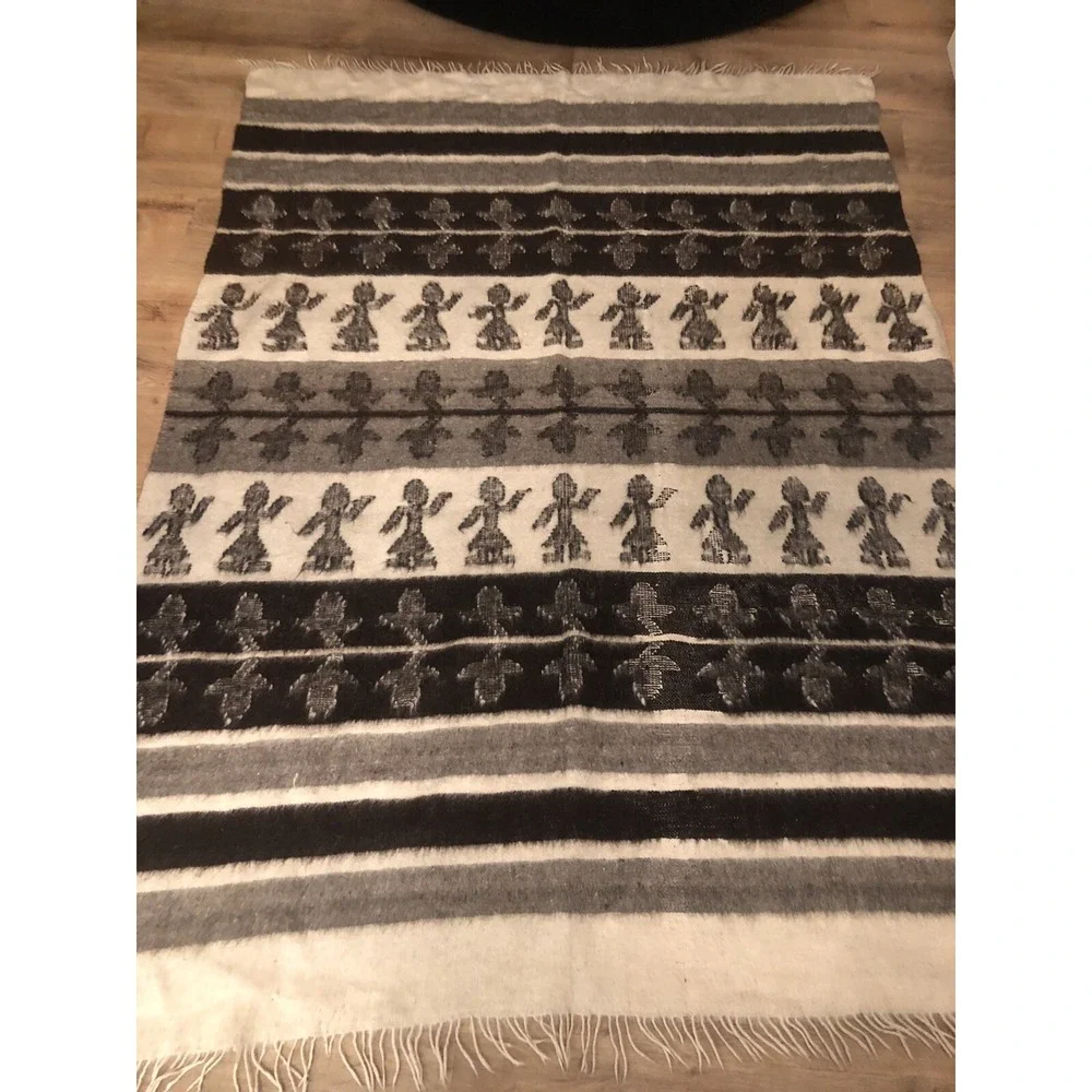 New Zealand 100% Wool Blanket/Rug/Throw Brown Colors (80